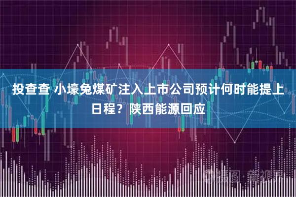 投查查 小壕兔煤矿注入上市公司预计何时能提上日程？陕西能源回应